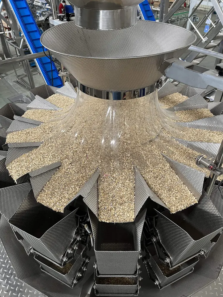 14 hlavá kombinační váha balícího stroje na doypack sáčky