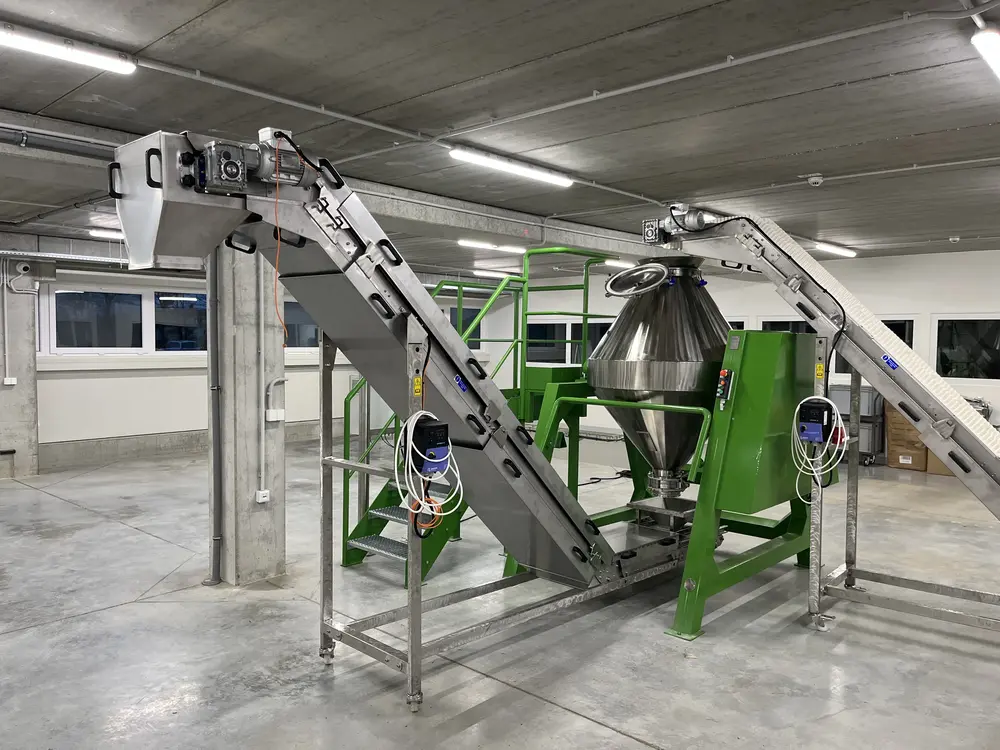 Rotační míchací zařízení detail